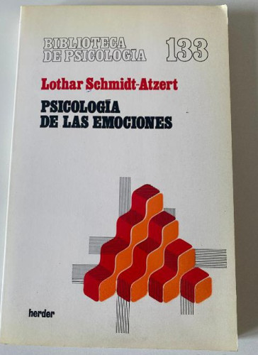 Portada del libro de Psicologia de las emociones