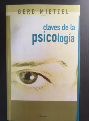 Portada del libro de Claves de la psicología