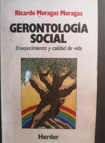 Portada del libro de Gerontología social. Emvejicimiento y calidad de vida