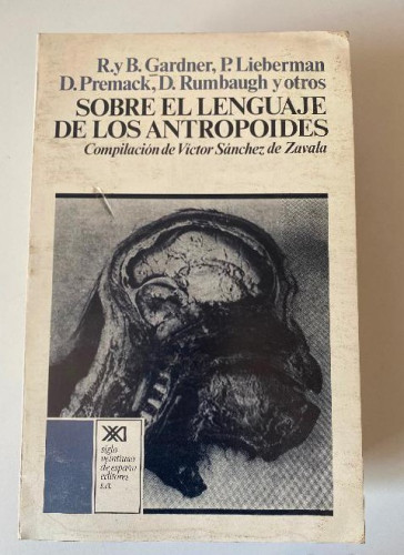 Portada del libro de Sobre el lenguaje de los antropoides: Investigaciones sobre los rudimentos del lenguaje en los monos...