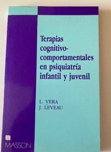 Portada del libro de Terapias cognitivo-comportamentales en psiquiatría infantil y juvenil