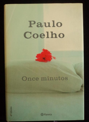 Portada del libro de ONCE MINUTOS. PAULO COELHO. PLANETA. 2003 260 PAG