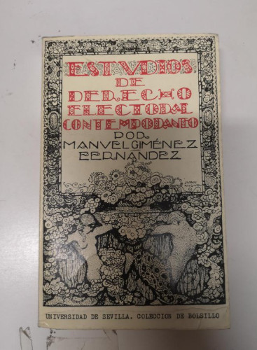 Portada del libro de ESTUDIO DE DERECHO ELECTORAL CONTEM