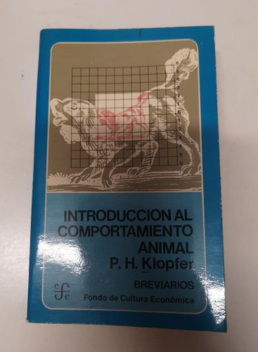 Portada del libro de Introduccion Al Comportamiento Animal. Un Siglo De Etologia