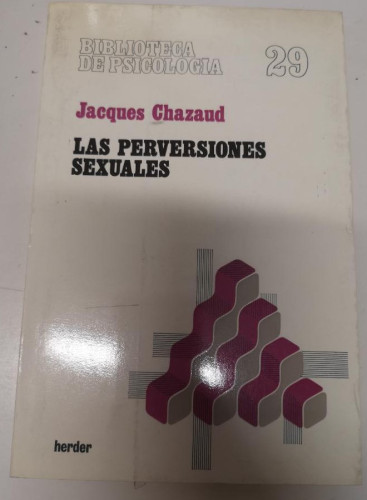 Portada del libro de Las perversiones sexuales