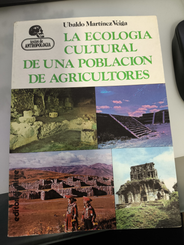Portada del libro de La Ecología Cultural de una Población de Agricultores