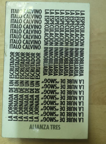 Portada del libro de ITALO CALVINO: - LA ESPECULACION INMOBILIARIA ... - (BARCELONA, 1974)