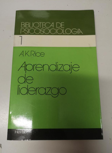 Portada del libro de Aprendizaje de liderazgo