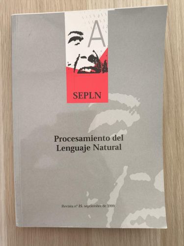 Portada del libro de Procesamiento del lenguaje Natural