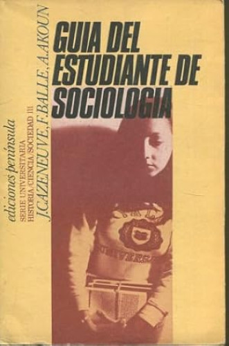 Portada del libro de Guía del estudiante de sociología