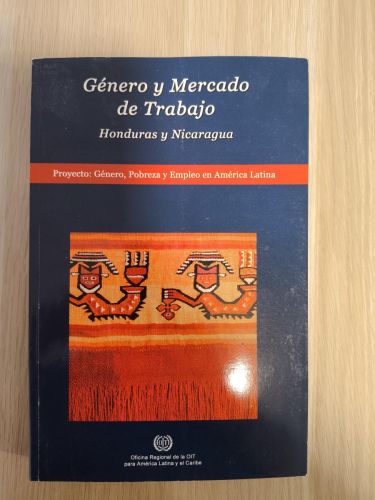 Portada del libro de Género y Mercado de Trabajo. Honduras y Nicaragua