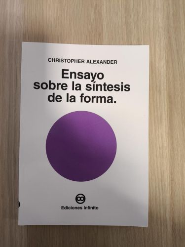 Portada del libro de Ensayo sobre la síntesis de la forma