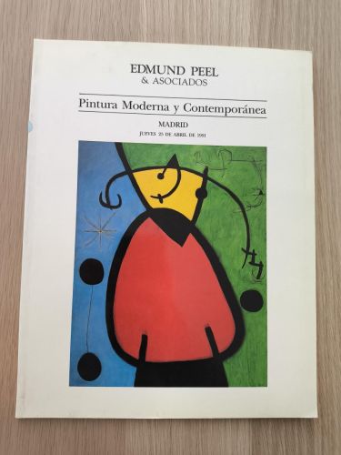 Portada del libro de Edmund Peel & Asociados . Pintura Moderna y Contemporánea. 