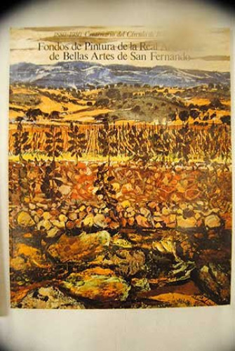 Portada del libro de Fondos de pintura de la Real Academia de Bellas Artes de San Fernando