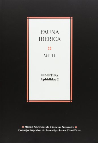 Portada del libro de Fauna ibérica. Vol. 11. Hemiptera, Aphididae I