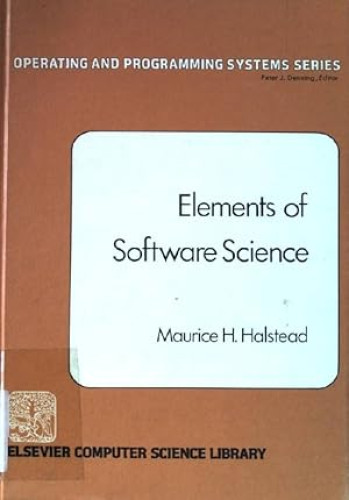Portada del libro de Elements of Software Science Operating and programming systems series
