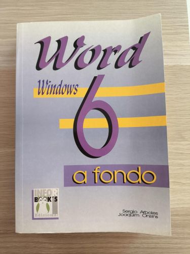 Portada del libro de Word 6 Windows a fondo