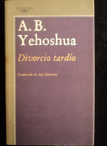 Portada del libro de Divorcio tardio