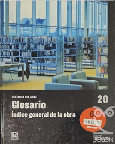 Portada del libro de GLOSARIO. INDICE GENERAL DE LA OBRA. HISTORIA DEL ARTE TOMO 20