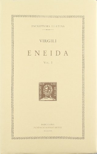 Portada del libro de Eneida, vol. I (llibres I-III)