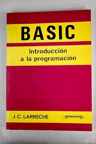 Portada del libro de Basic. Introducción a la programación