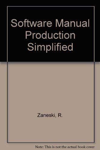 Portada del libro de Software Manual Production Simplified