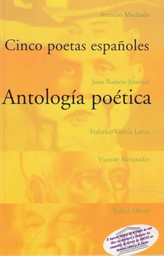 Portada del libro de Cinco poetas españoles
