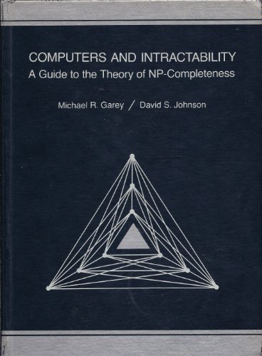 Portada del libro de Computers and intractability: A guide to the theory of NP-completeness (A Series of books in the mathematical...