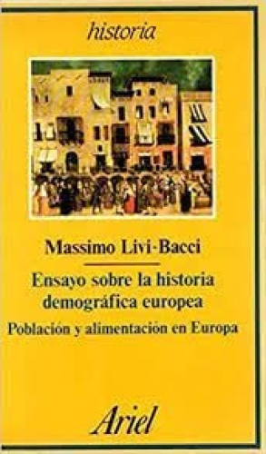Portada del libro de Ensayo sobre la historia demográfica europea