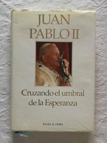 Portada del libro de Cruzando el umbral de la esperanza