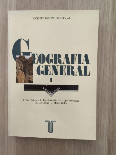 Portada del libro de Geografía general 1