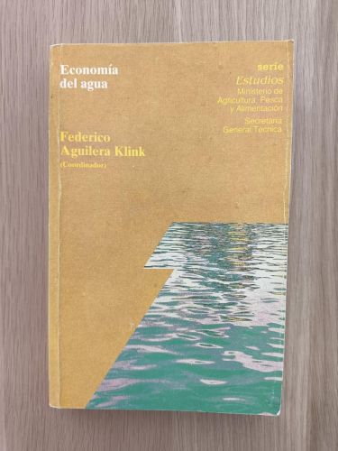 Portada del libro de Economía del agua