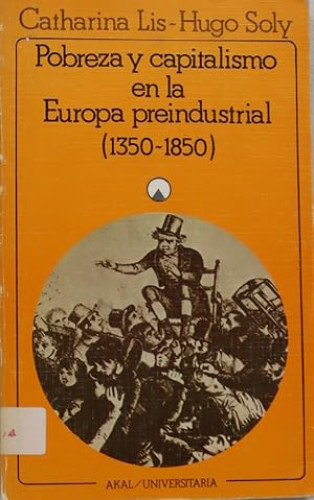 Portada del libro de Pobreza y capitalismo en la Europa preindustrial (1350-1850)