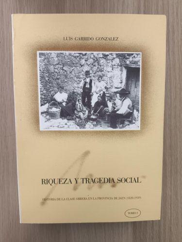 Portada del libro de Riqueza y tragedia social.