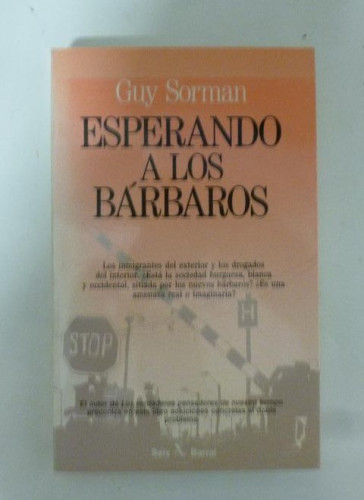 Portada del libro de Esperando a los barbaros
