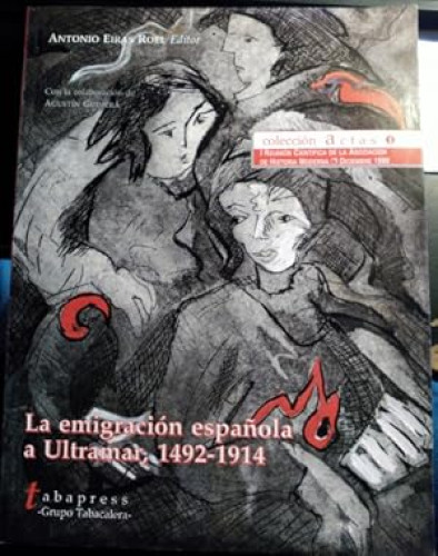 Portada del libro de La Emigración española a ultramar, 1492-1914