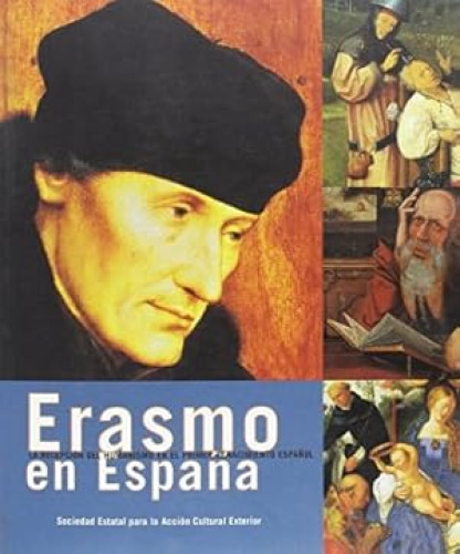 Portada del libro de Erasmo en España