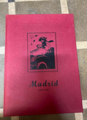 Portada del libro de MADRID 1907-1996. SALÓN AUTOMÓVIL DE MADRID. COMUNIDAD DE MADRID.