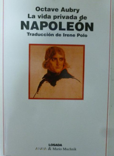 Portada del libro de La vida privada de napoleon