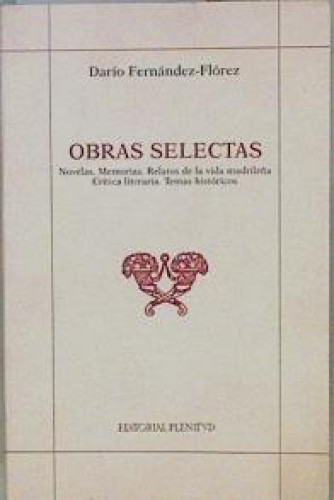 Portada del libro de OBRAS SELECTAS. DARIO FERNANDEZ FLOREZ