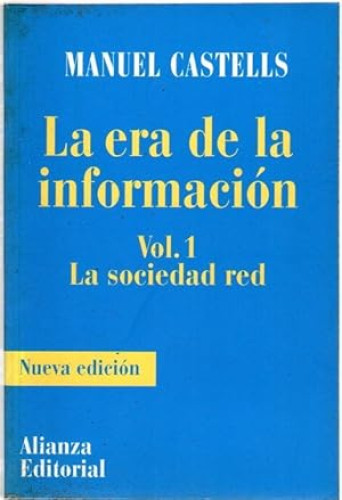 Portada del libro de La sociedad red