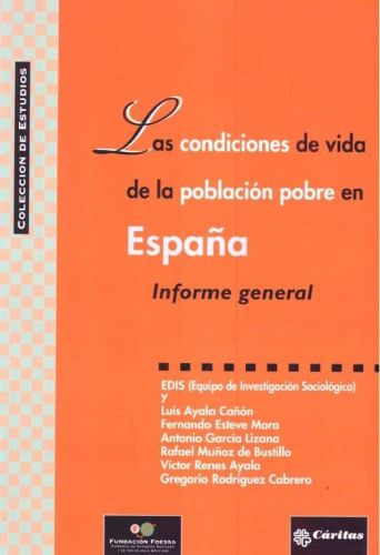 Portada del libro de Condiciones de vida de la población pobre en España