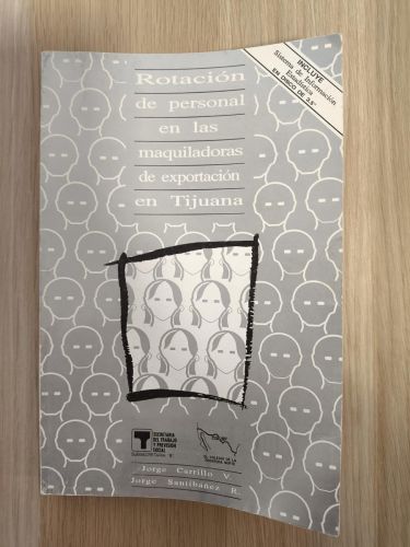 Portada del libro de Rotación de personal en las maquiladoras