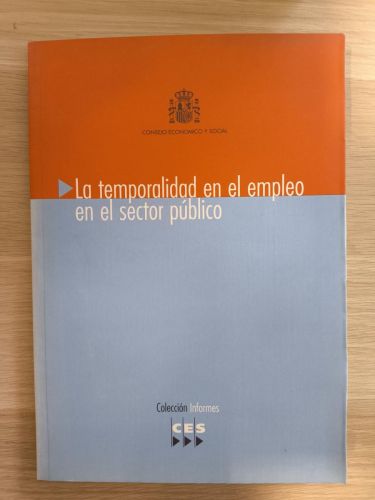 Portada del libro de La temporalidad en el empleo en el sector público