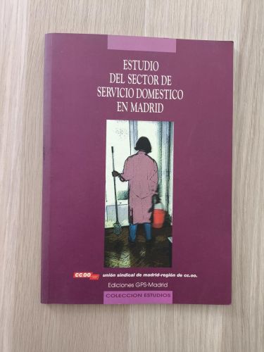 Portada del libro de Estudio del sector del servicio doméstico en Madrid