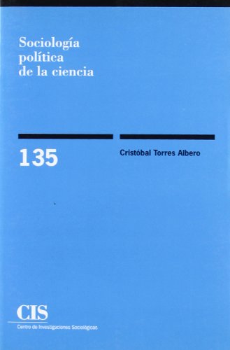 Portada del libro de Sociología política de la ciencia