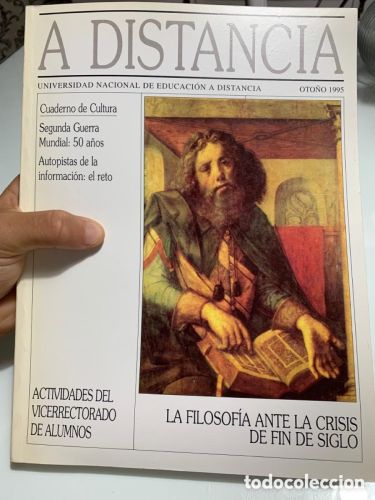 Portada del libro de A distancia universidad nacional de educación a distancia otoño 1995.