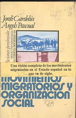 Portada del libro de Movimientos migratorios y organización social