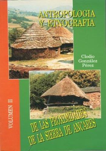 Portada del libro de Antropología y etnografía de las proximidades de la Sierra de Ancares