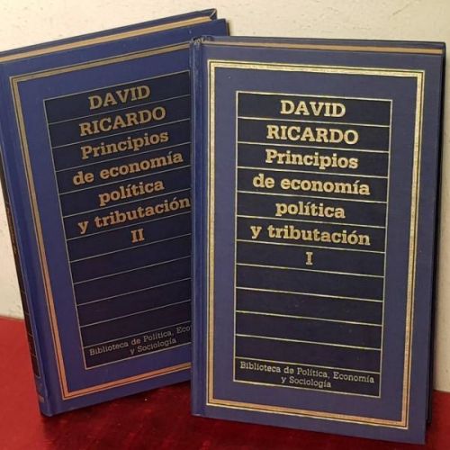 Portada del libro de LOTE. PRINCIPIOS DE ECONOMÍA POLÍTICA Y TRIBUTACIÓN. Volúmenes. I Y II